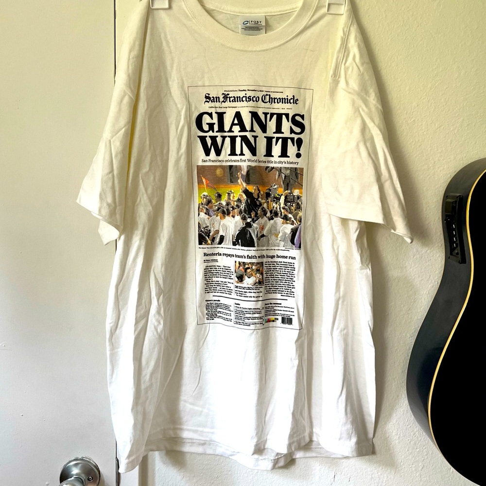 Vintage SF Giants World Series T-shirt